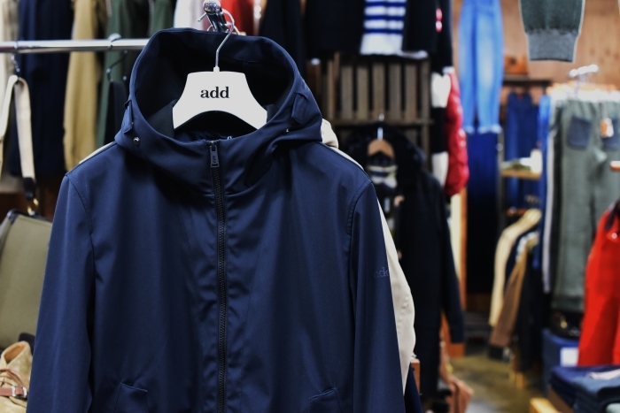 驚異的な人気です★ 「add」・・・ SOFT SHELL HOODED ZIP JACKET (後発カラー)!★!_d0152280_02330492.jpg