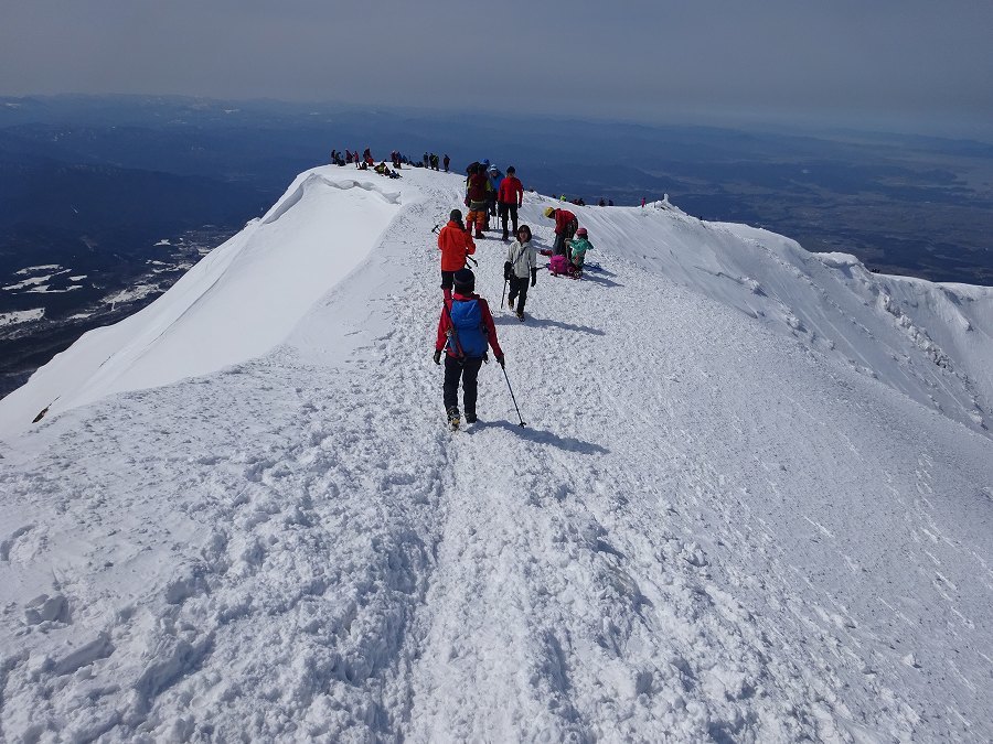 快晴の　伯耆大山　花魁高下駄道中_b0124306_14500851.jpg