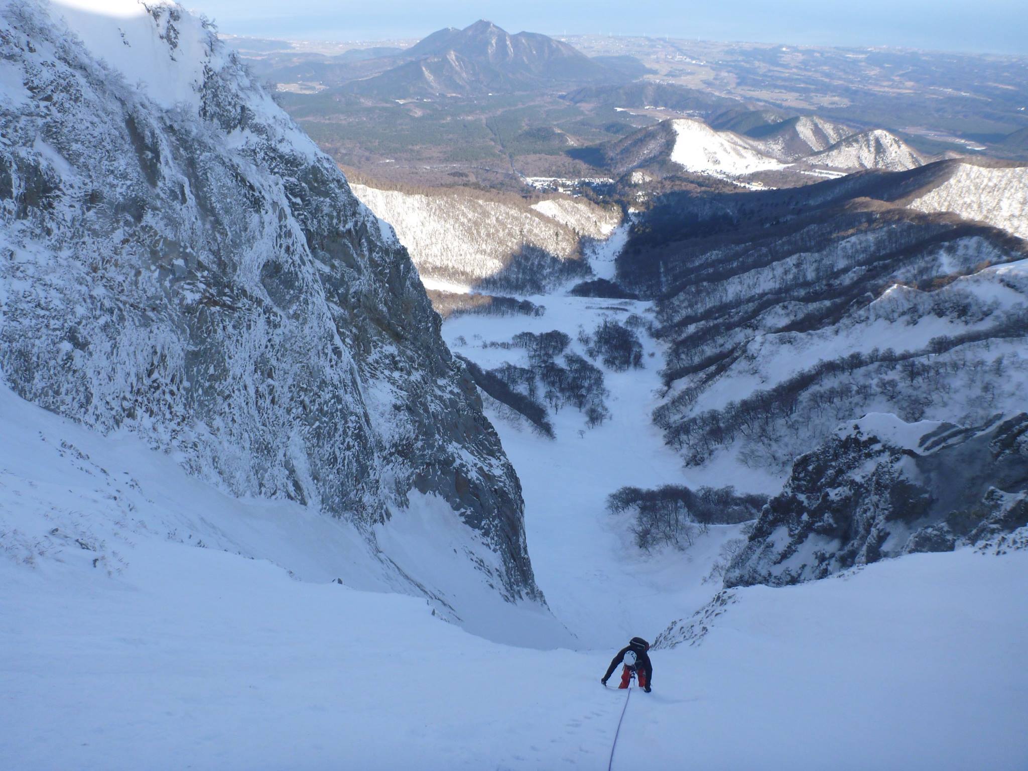 快晴の　伯耆大山　花魁高下駄道中_b0124306_17315089.jpg