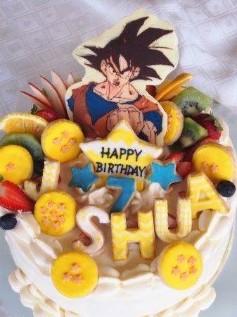 ドラゴンボールのケーキ&出産祝いクッキーにサイクロン接近？！_a0236744_12120884.jpg