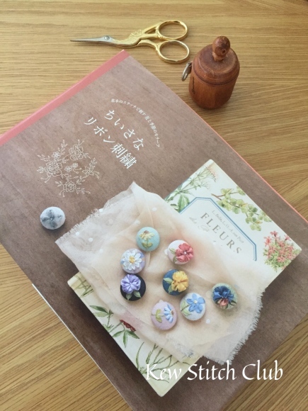リボン刺繍その後 : Kew Stitch Club ブログ