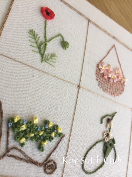 リボン刺繍その後 : Kew Stitch Club ブログ