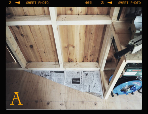 「欲しいのは、どんなカタチ？」新聞紙を使って妄想する小屋の中。_c0224982_08143703.jpg