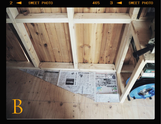 「欲しいのは、どんなカタチ？」新聞紙を使って妄想する小屋の中。_c0224982_08145632.jpg