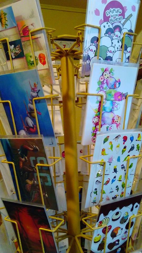 関西つうしん鳥展に松岡文さん新作到着。火曜・水曜は定休日です_d0322493_1181742.jpg