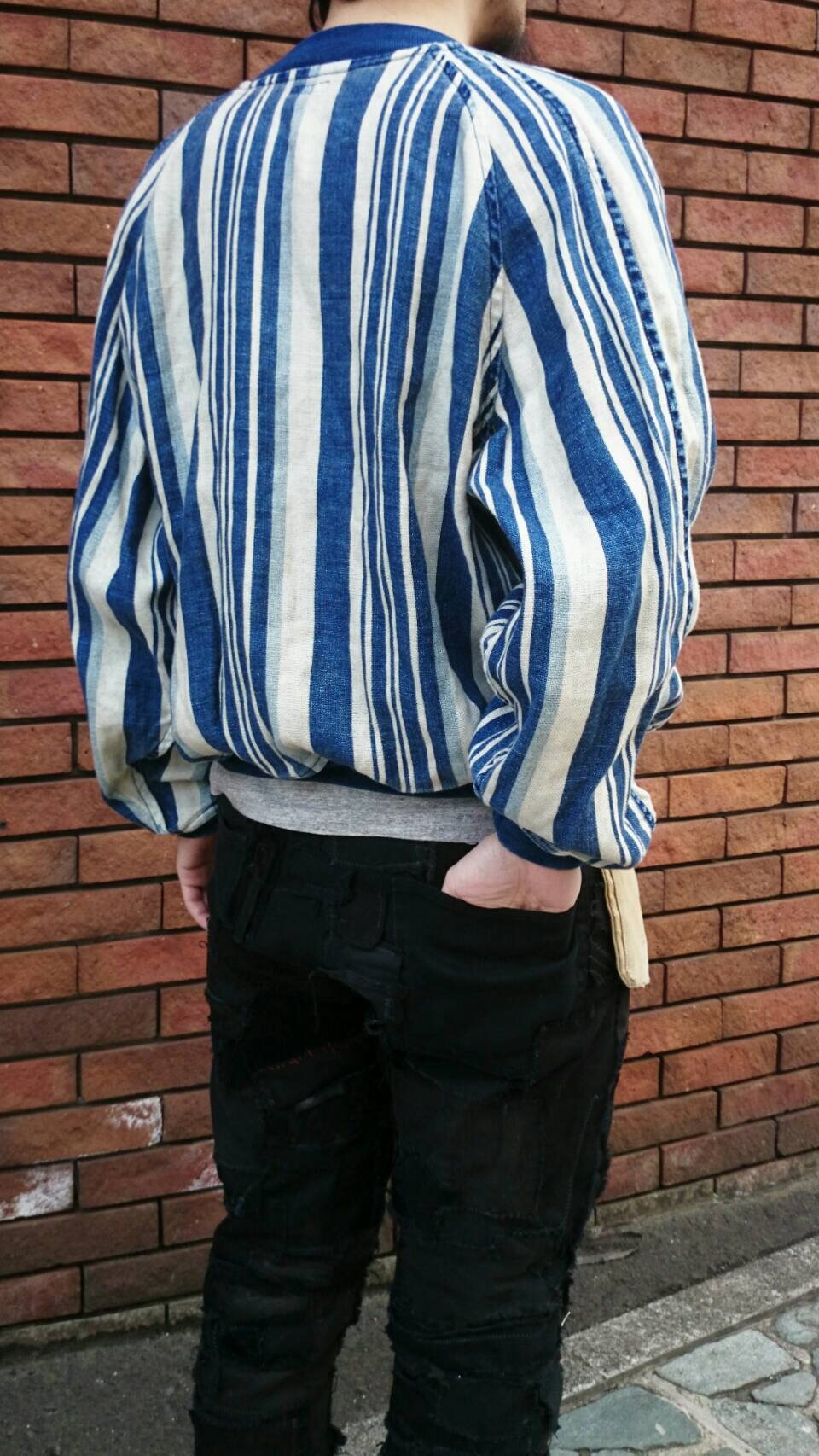 再×14入荷 KAPITAL 古代縞抜染ブルゾン | academiadevendasmb.com.br