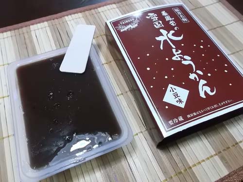 姉からの宅急便&福井の水ようかん_f0019498_975724.jpg