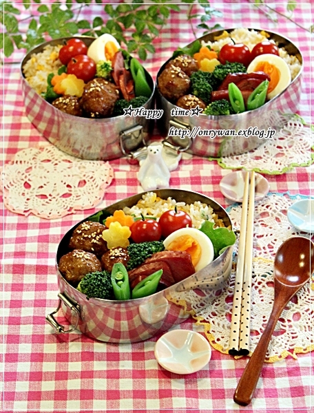 炒飯・肉団子弁当と今夜のおうちごはん♪_f0348032_18330251.jpg