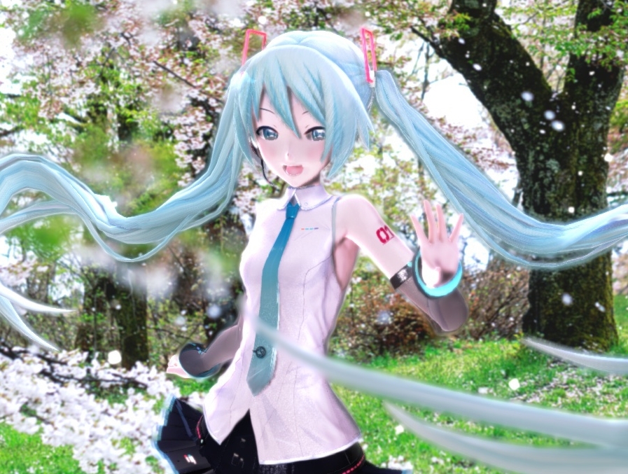 Mmd Rem式初音ミクv4x1 0でフォトジェミック その3 完成 孤影悄然