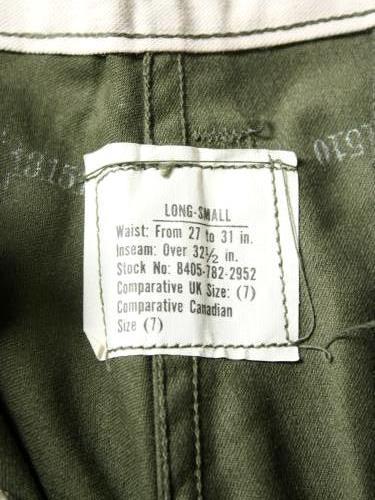 Us Army M 65 フィールドパンツ 前期 Tapir Diary 神戸のセレクト