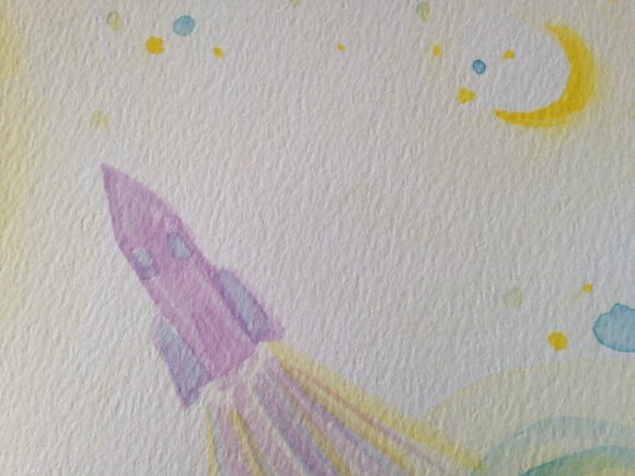 宇宙ロケット  インスピアート***_e0290872_16413437.jpg