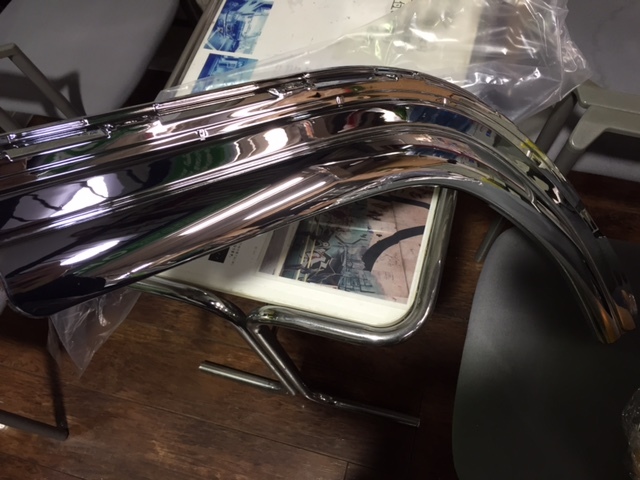 ステンレス鏡面にメッキ加工 お仕事奮闘にっき 中山自動車販売オフィシャル