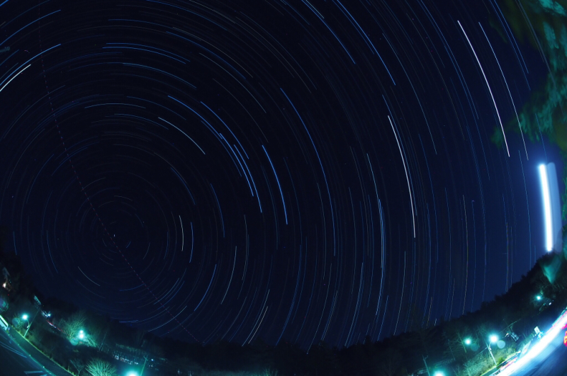 【星空写真】三峰神社の夜 パワースタースポット_b0008655_01244107.jpg