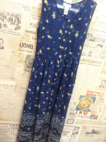 花柄ガウンワンピース☆_a0108963_23072285.jpg