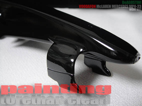 DeAGOSTINII 1/8 McLaren MP4-23(本塗装編「シルバー下地ウレタンクリアー塗装前編」)Vol.9！！_d0357074_01031713.jpg