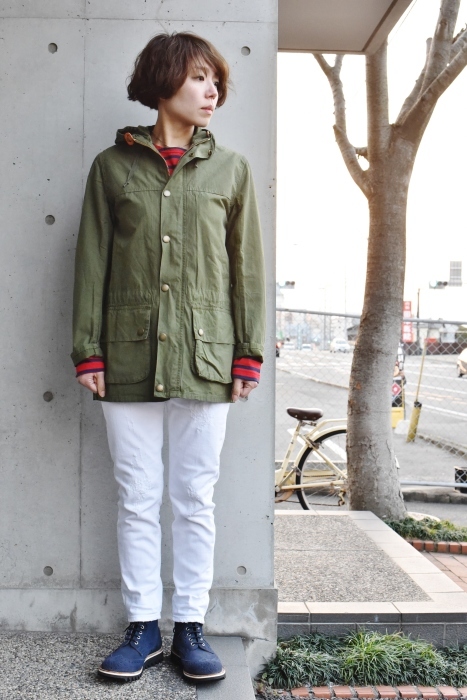春Barbour ・・・ OVERDYED DURHAM SL!★!_d0152280_18225689.jpg