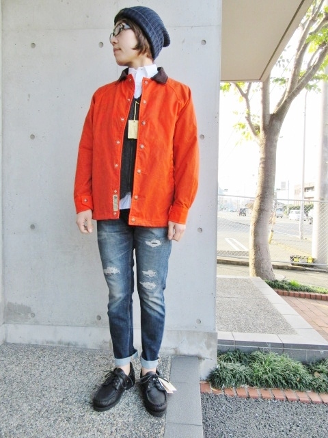 アメリカ流・DAILY Barbour ・・・ Oregonian Outfitters WAX CLOTH COACH JACKET!★!_d0152280_01343863.jpg