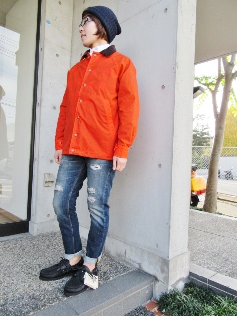 アメリカ流・DAILY Barbour ・・・ Oregonian Outfitters WAX CLOTH COACH JACKET!★!_d0152280_01344453.jpg