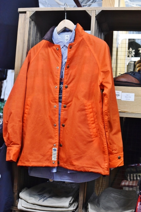 アメリカ流・DAILY Barbour ･･･ Oregonian Outfitters　WAX CLOTH COACH JACKET！★！_d0152280_12222777.jpg