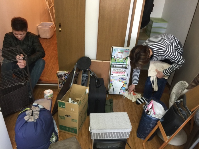 当の本人次男は卒業式真っ最中♪　私たちは撤収作業♪_c0110051_10484503.jpg