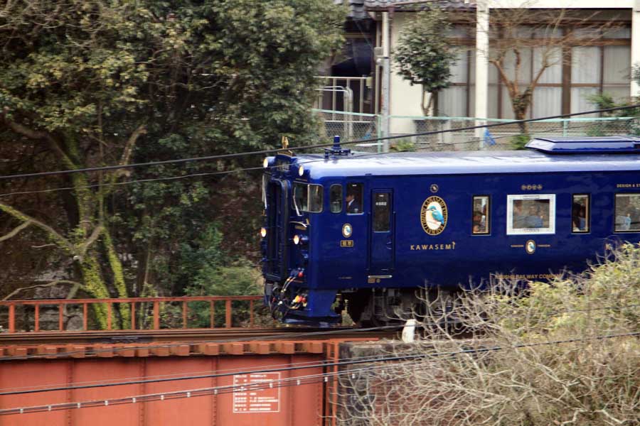 JR九州観光列車「ヤマセミ・カワセミ」SL人吉_b0037162_1034585.jpg