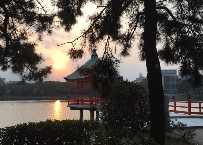 夕暮れの大濠公園_f0093563_20183714.jpg