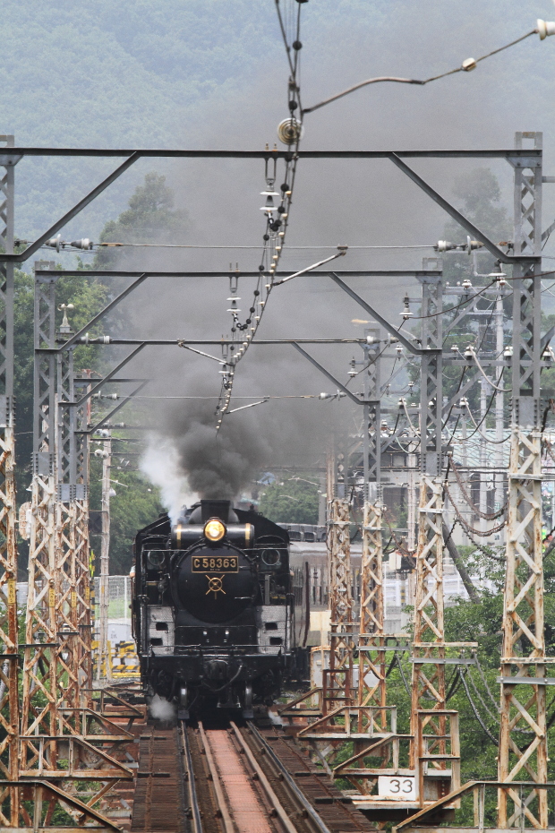 夏の黒い煙と白い蒸気と白い鉄橋- 2016年夏・秩父 -_b0190710_23324362.jpg