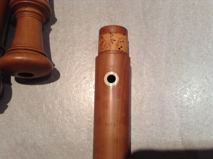 【美品】ROESSLER レスラー 木製 リコーダー ROESSLER レスラー 木製 バスリコーダー クルーク 吹奏楽