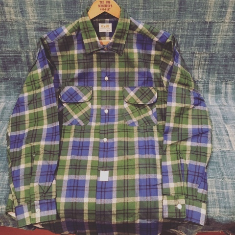 1960s \" E＆W \" 100% cotton LIGHT FLANNEL CHECK SHIRTS -DEAD STOCK- ._d0172088_22245943.jpg