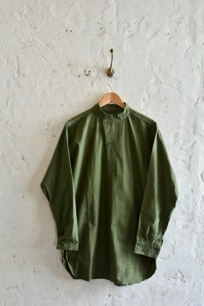 Swedish army M59 stand collar pullover shirts dead stockと仙台店スタッフ募集のお知らせ_f0226051_17194768.jpg