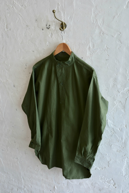 Swedish army M59 stand collar pullover shirts dead stockと仙台店スタッフ募集のお知らせ_f0226051_17203448.jpg