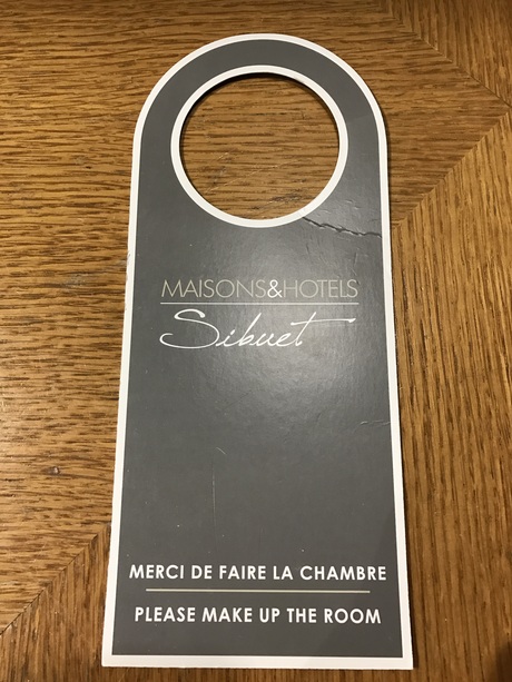 ホテルのお部屋で快適に過ごすためのタグについて : おフランスの魅力