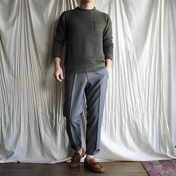 Atelier de vêtements×ARAN 『military trousers』_c0181543_16243721.jpg