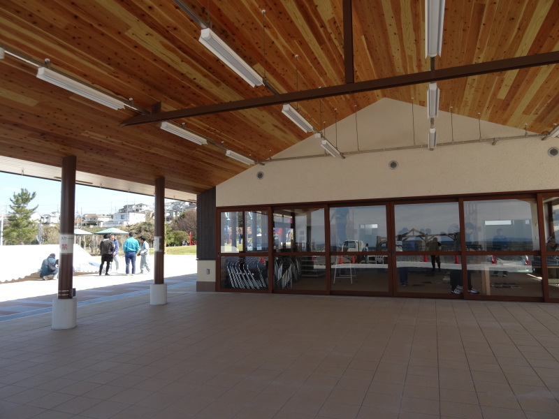 せんなん里海公園「しおさい楽習館」オープンセレモニー会場準備_c0108460_21151566.jpg
