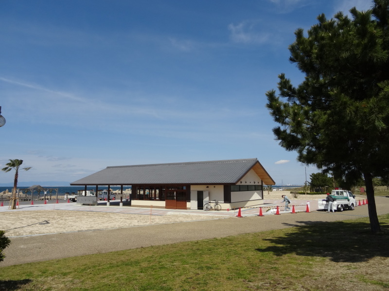せんなん里海公園「しおさい楽習館」オープンセレモニー会場準備_c0108460_21151788.jpg