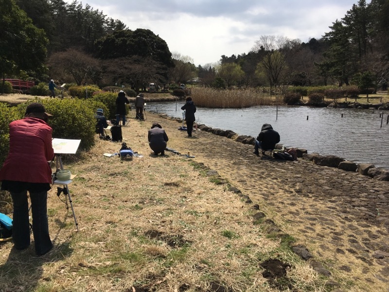 今日のスケッチ会_f0253789_12325738.jpg