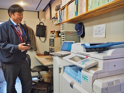コピー機の保守点検がありました_c0336902_19231917.jpg