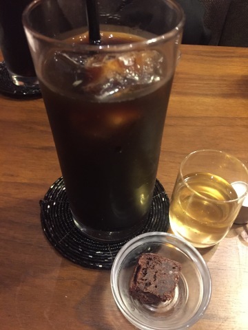 喫茶 1er ぷるみえ (高菜と鶏そぼろご飯中華あんかけソース)_e0115904_15171245.jpg