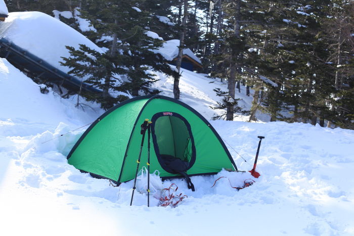 新しいテントの試し張り！ モンベル X-TREK マイティドーム : 週末は山