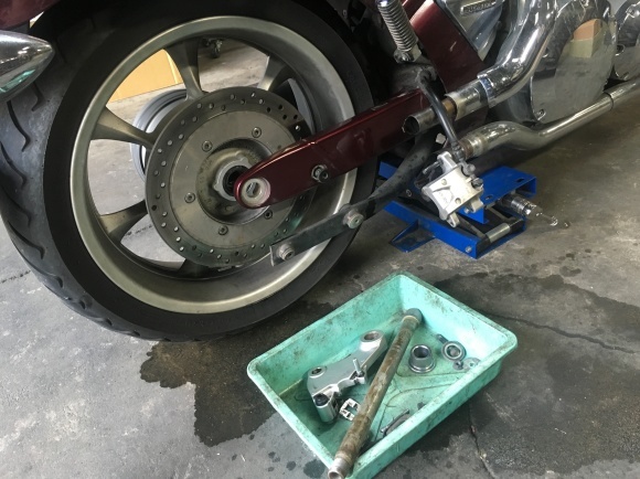 VT1300CX 車検整備_a0139843_00180481.jpg