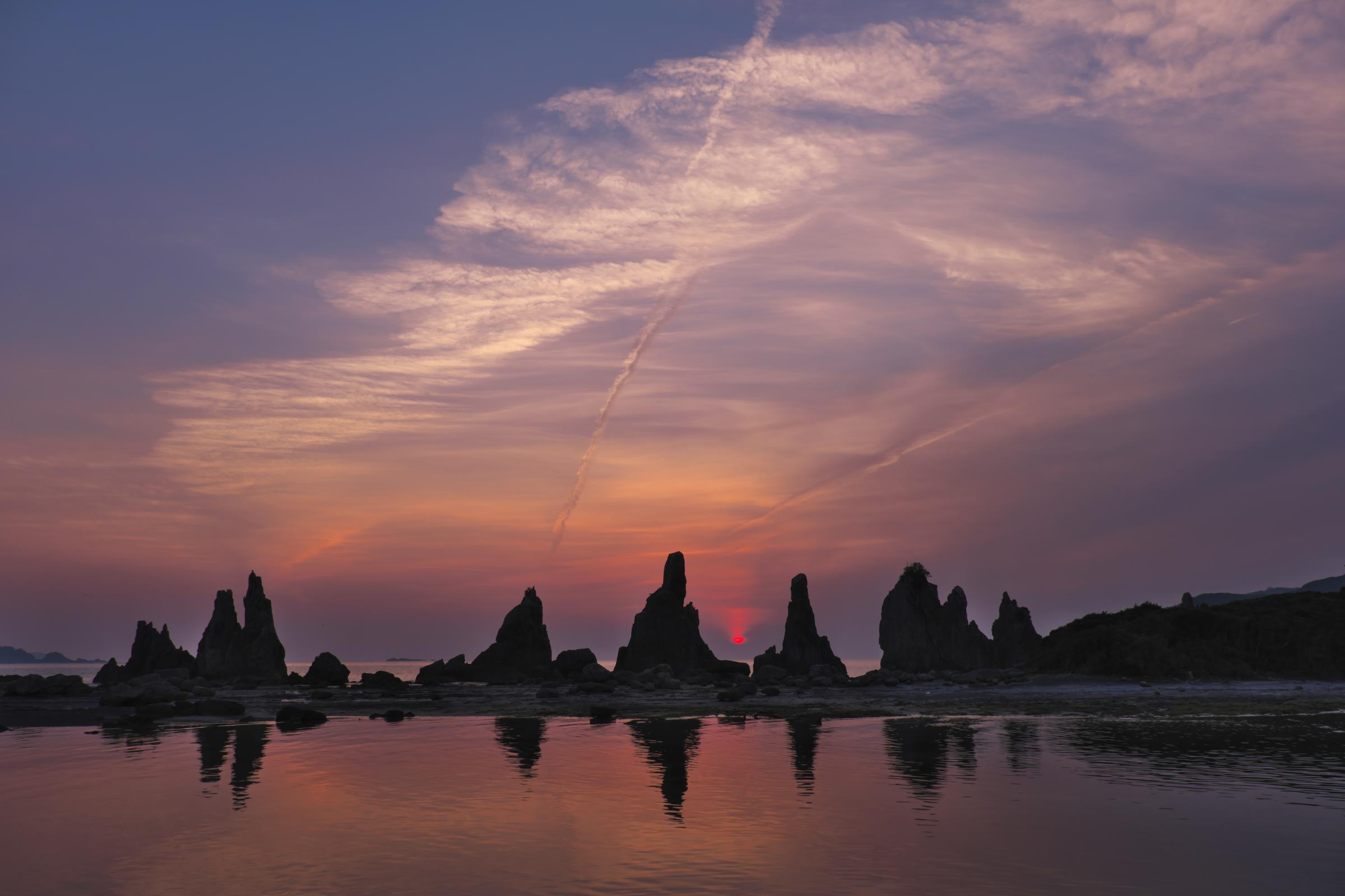 串本朝日 夕日 気ままな写真帳