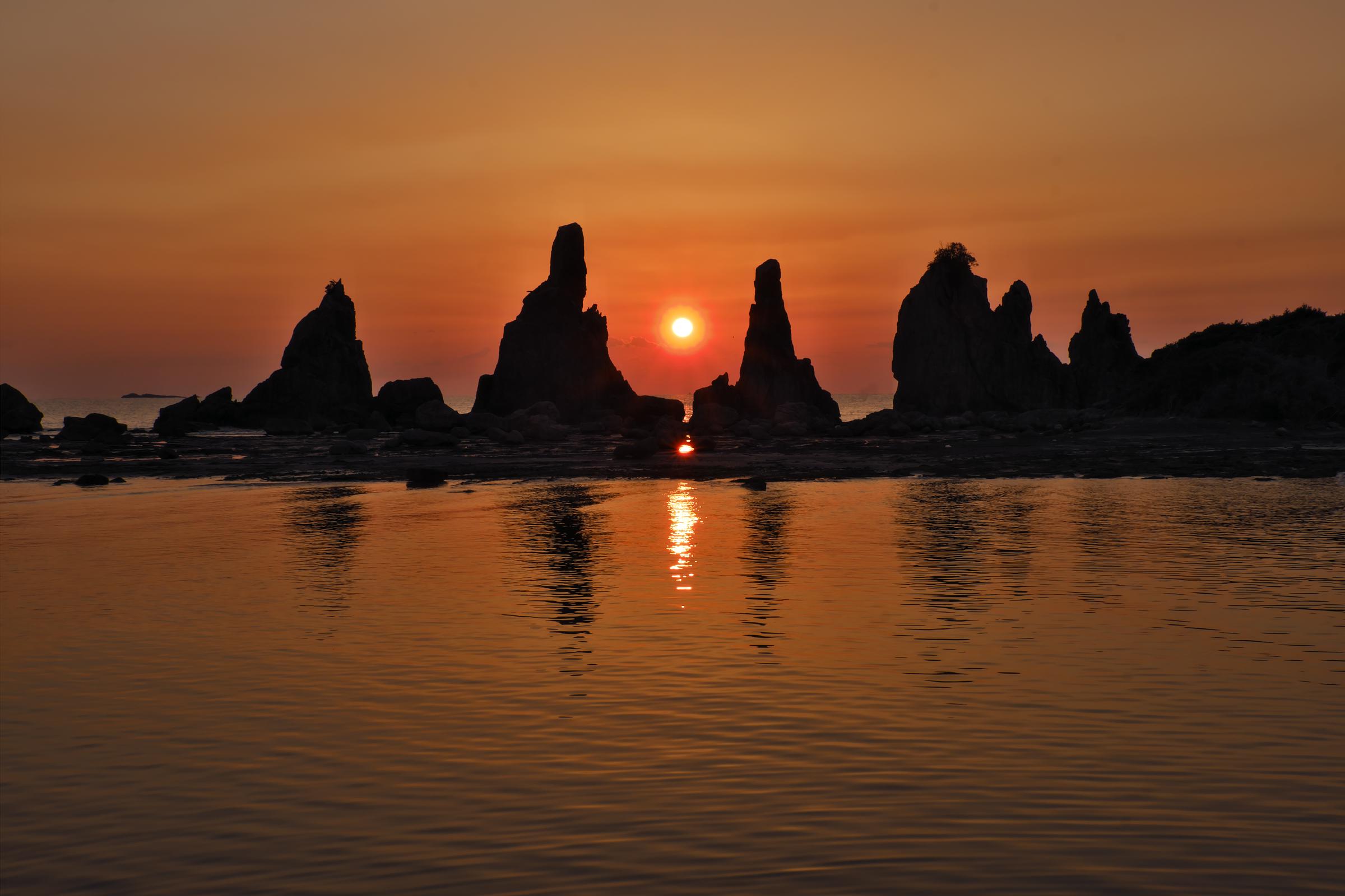 串本朝日 夕日 気ままな写真帳