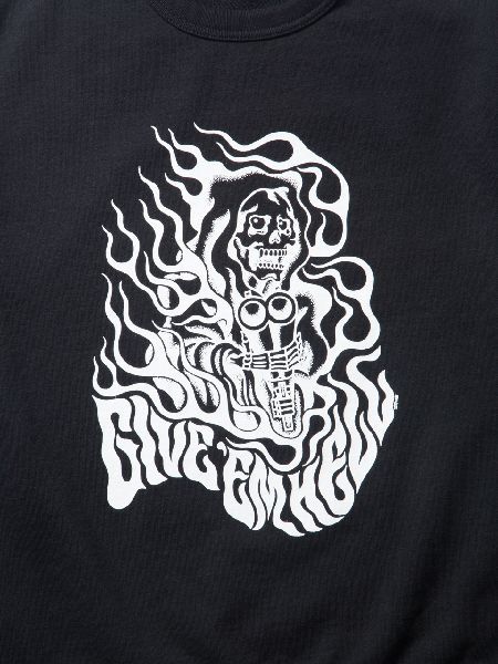 Cootie : Denim Engineer Coat / Print Crewneck L/S Sweatshirt (GIVE’EM HELL)_a0331023_12555691.jpg