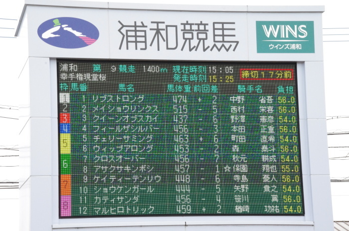 クイーンオブスカイ11戦目＠浦和競馬場　9R　2017.3.27_b0368243_19160330.jpg