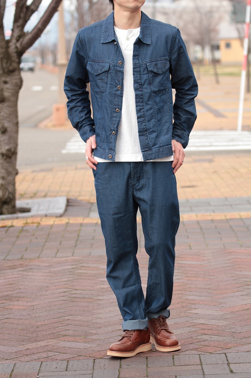 FIVE BROTHER/4.5oz Denim ジャケット&パンツのセットアップ_b0139233_12025322.jpg