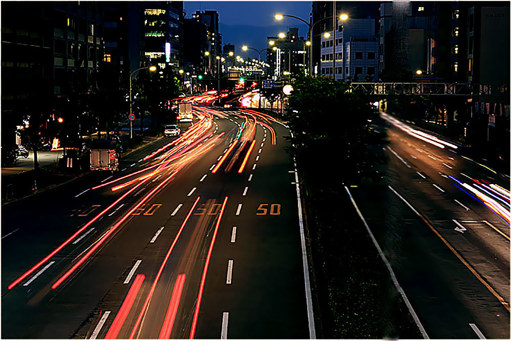 車の光跡_d0357639_16083448.jpg