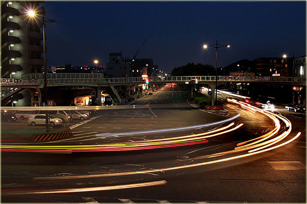 車の光跡_d0357639_16094396.jpg