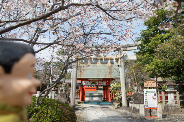 チャーリーのさくら便り2017:その4〜車折神社_e0369736_08562771.jpg