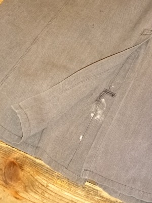 Vintage Euro Black Chambray Atelier Coat \"Patchwork Repair\"_d0176398_19111020.jpg