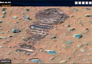 画像：火星地表にある「飛行士の足跡」？！　／  Mars As Art_b0003330_121131100.jpg